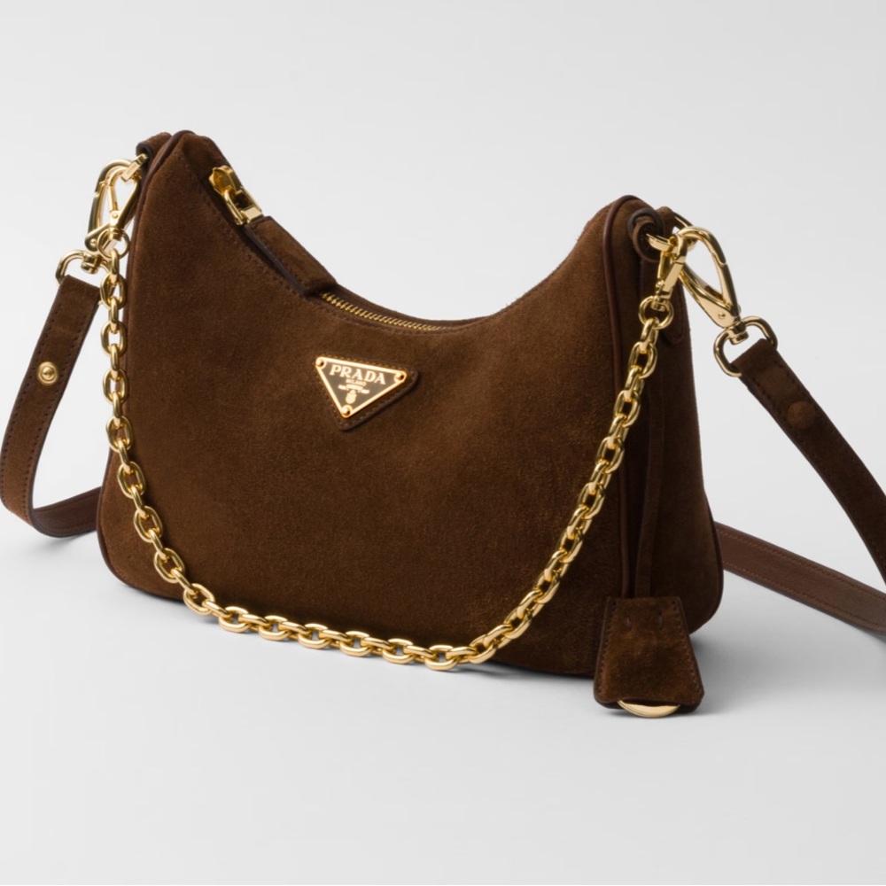 Prada Re-Edition suede mini-bag 2005 - Picture 5 of 12